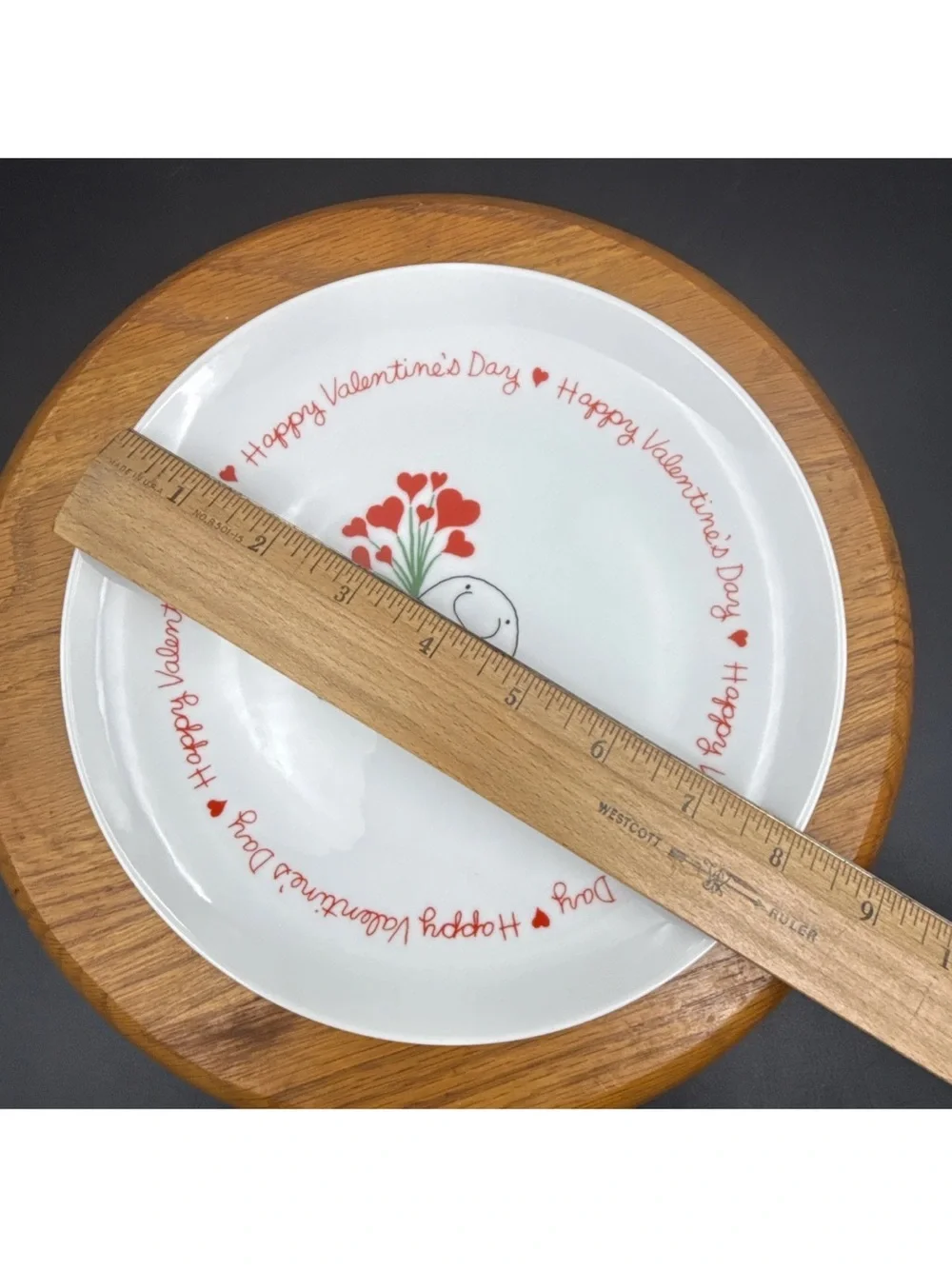 Happy Valentines Day Here's To Love Ziggy by Tom Wilson Porcelain Plate 1979